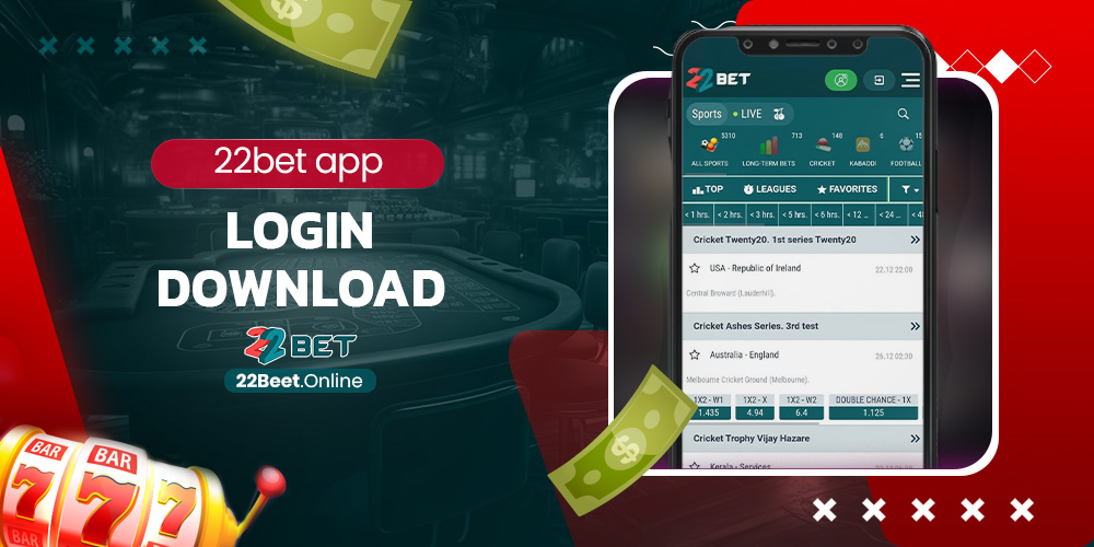 22bet app login download